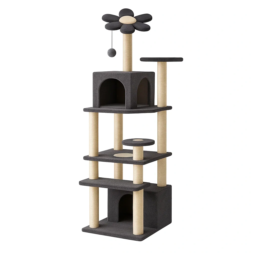 Produit pour animal de compagnie,Arbre à chat - furnimosaic