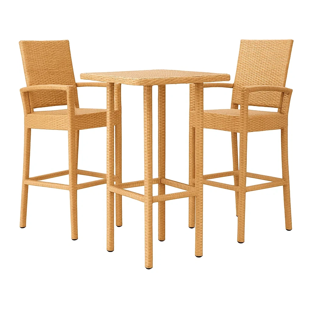 Mobilier d'extérieur,Ensemble table et chaise de bar - furnimosaic