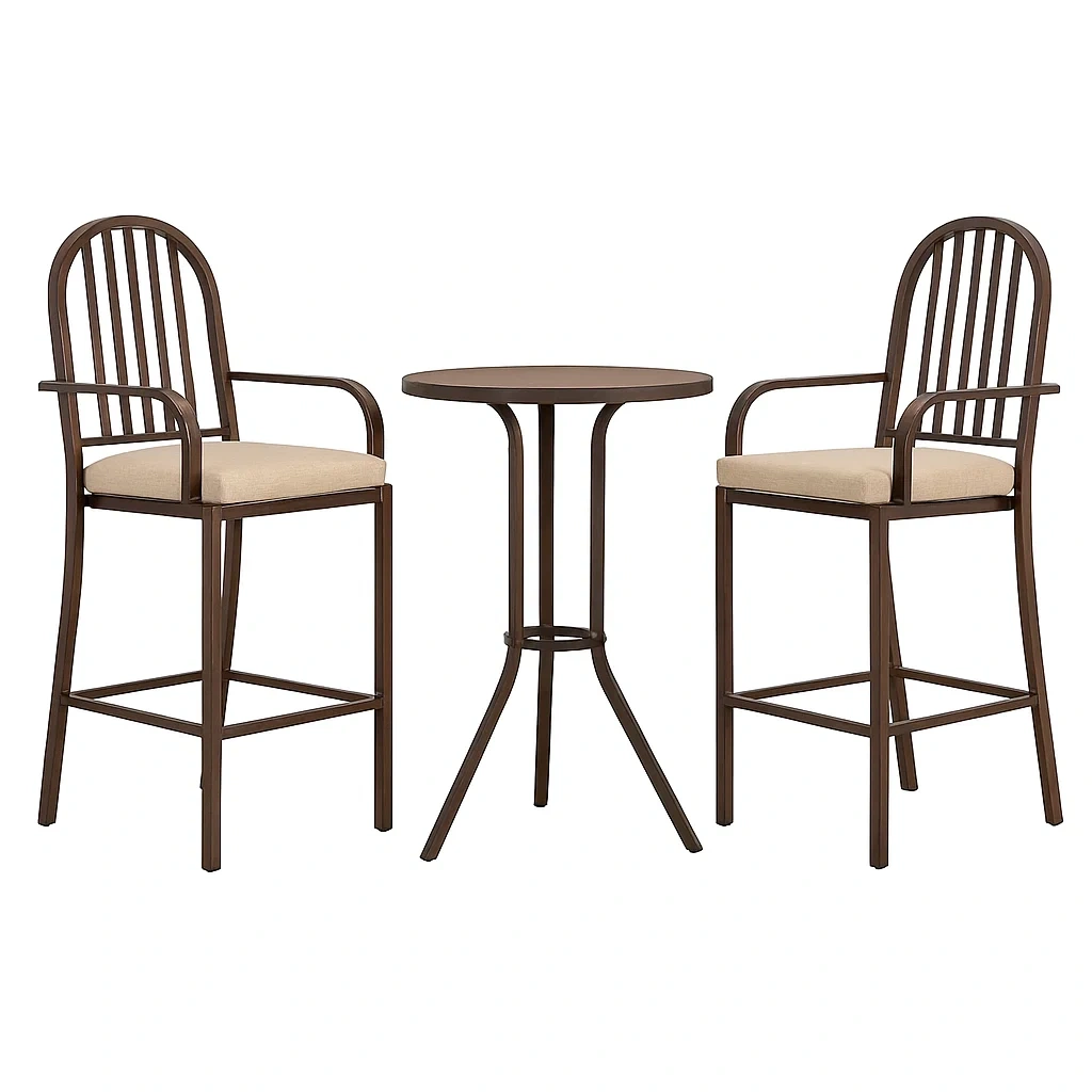 Mobilier d'extérieur,Ensemble table et chaise de bar - furnimosaic