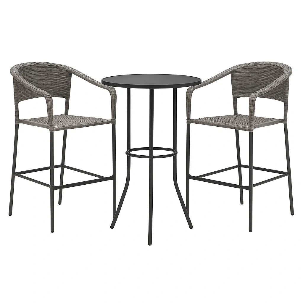 Mobilier d'extérieur,Ensemble table et chaise de bar - furnimosaic