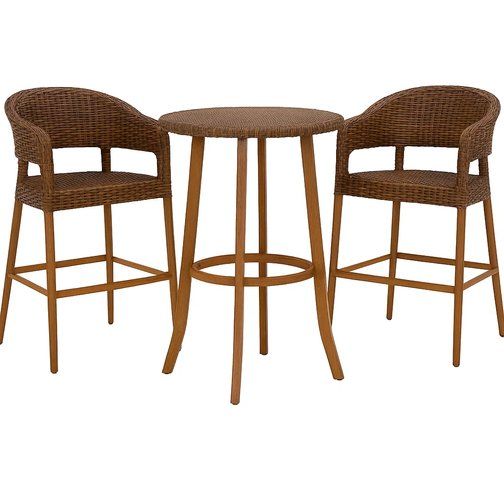 Mobilier d'extérieur,Ensemble table et chaise de bar - furnimosaic