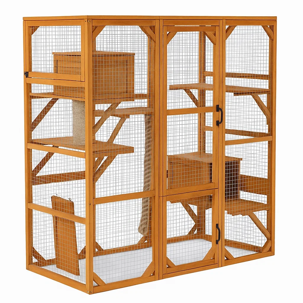 Produit pour animal de compagnie,Enclos pour chat - furnimosaic