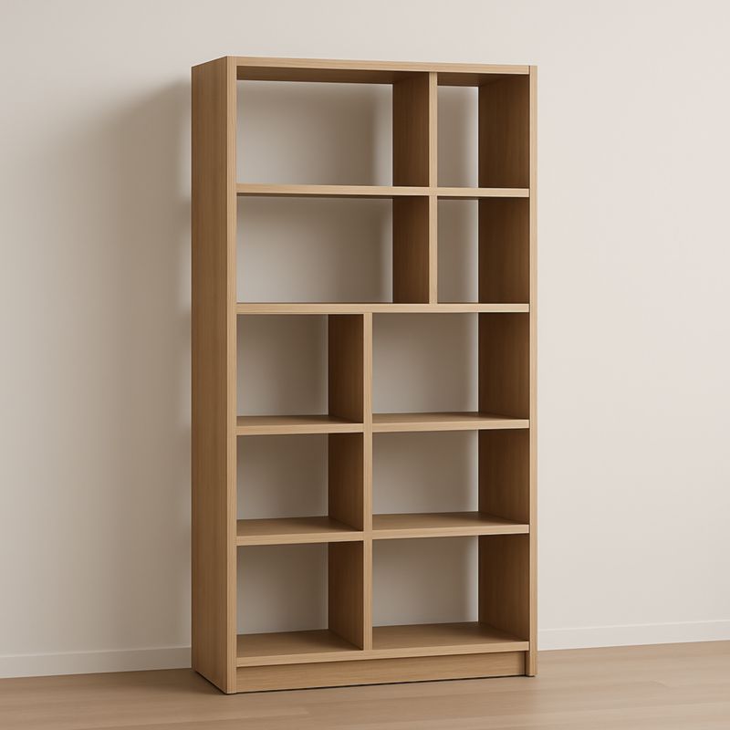 Étagère en bois clair MDF 180x90x30 cm