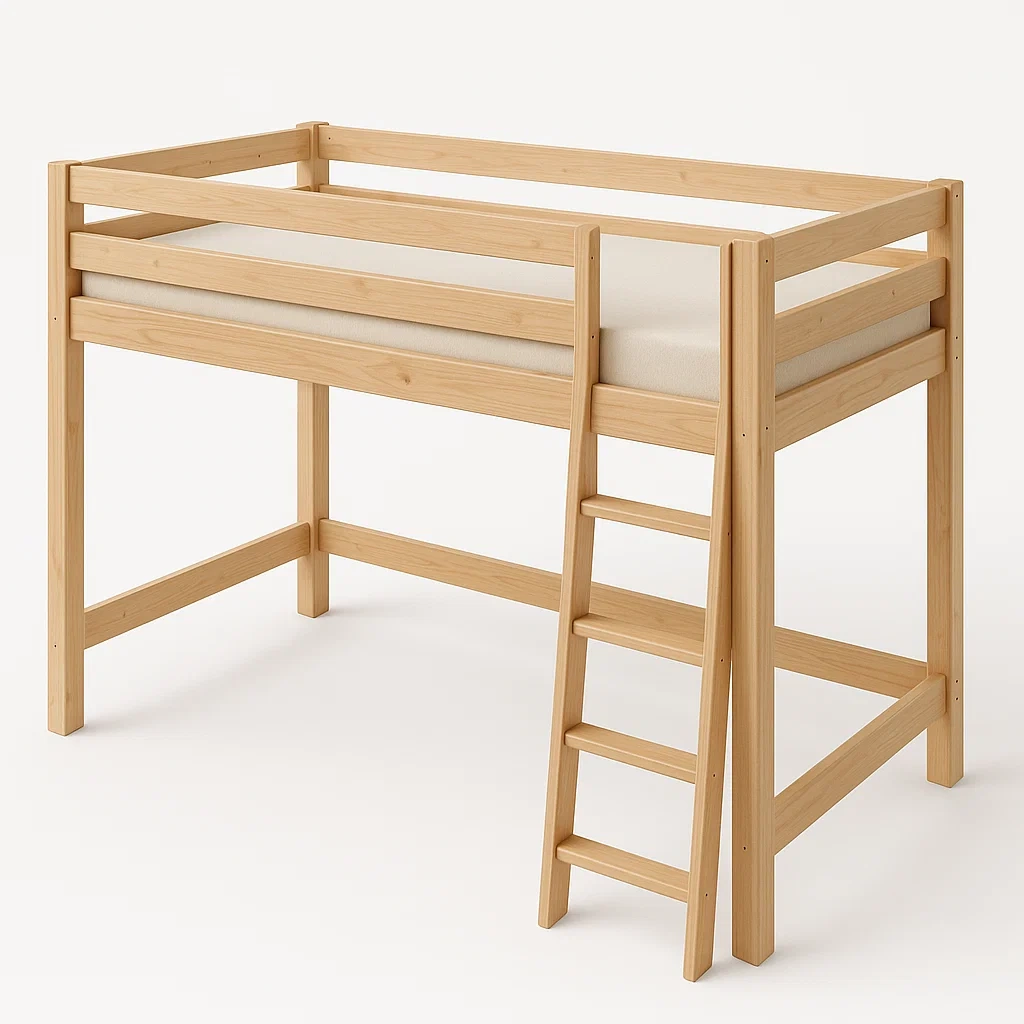 Letto a soppalco,Letto a soppalco singolo - CASAFURNADO