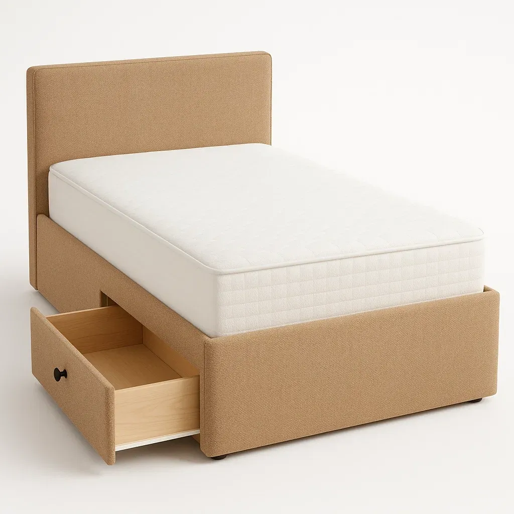 Letto contenitore,Letto contenitore imbottito - CASAFURNADO