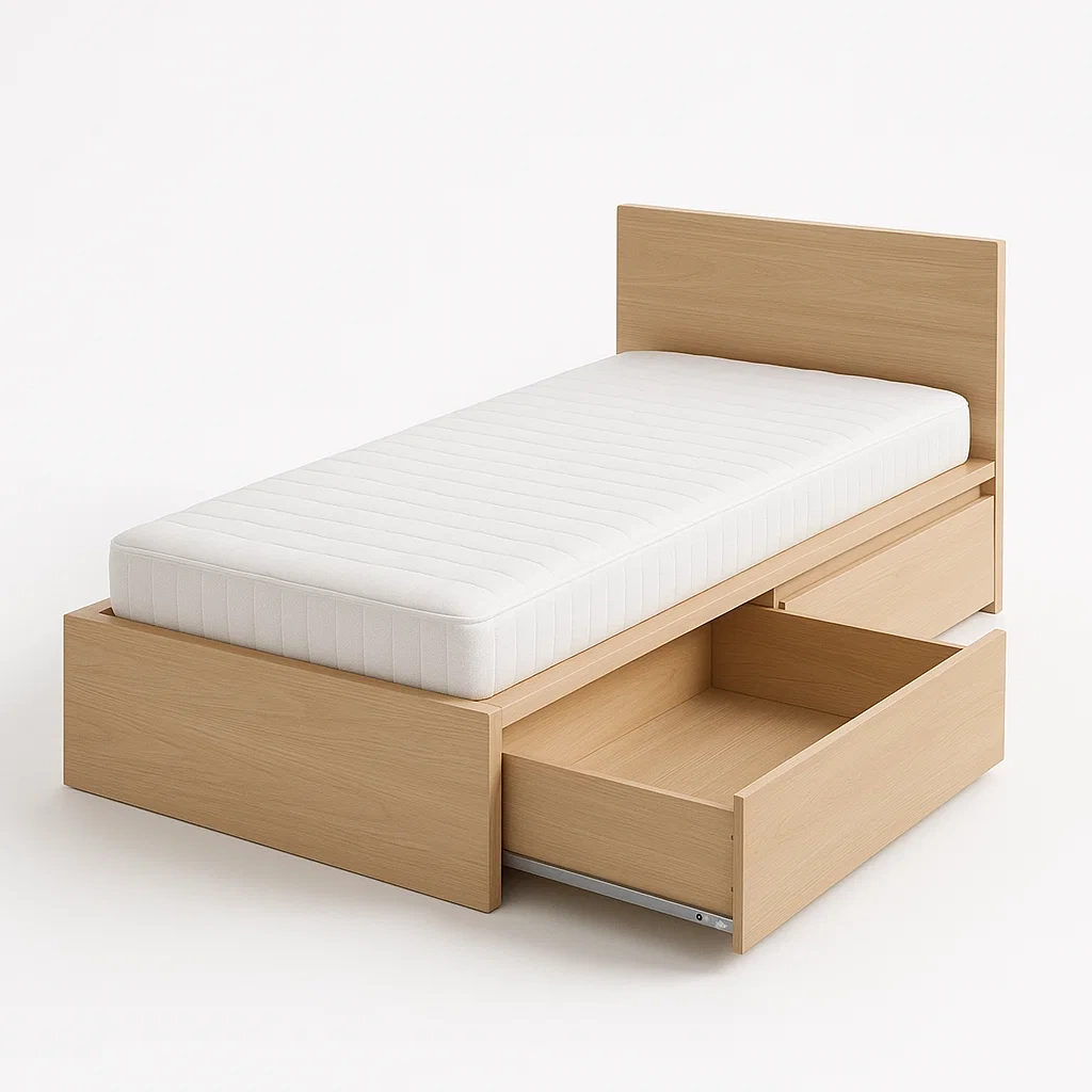Letto contenitore,Letto contenitore singolo - CASAFURNADO