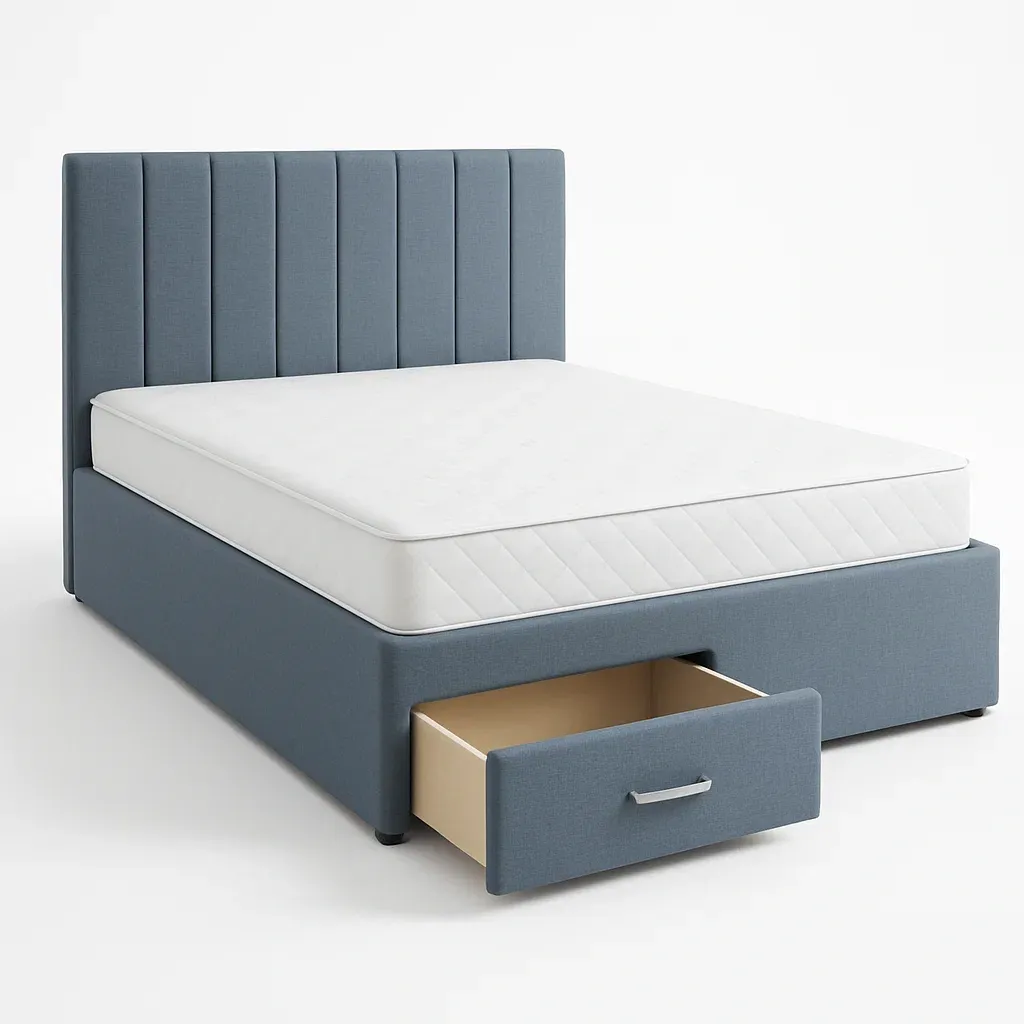 Letto contenitore,Letto contenitore imbottito - CASAFURNADO