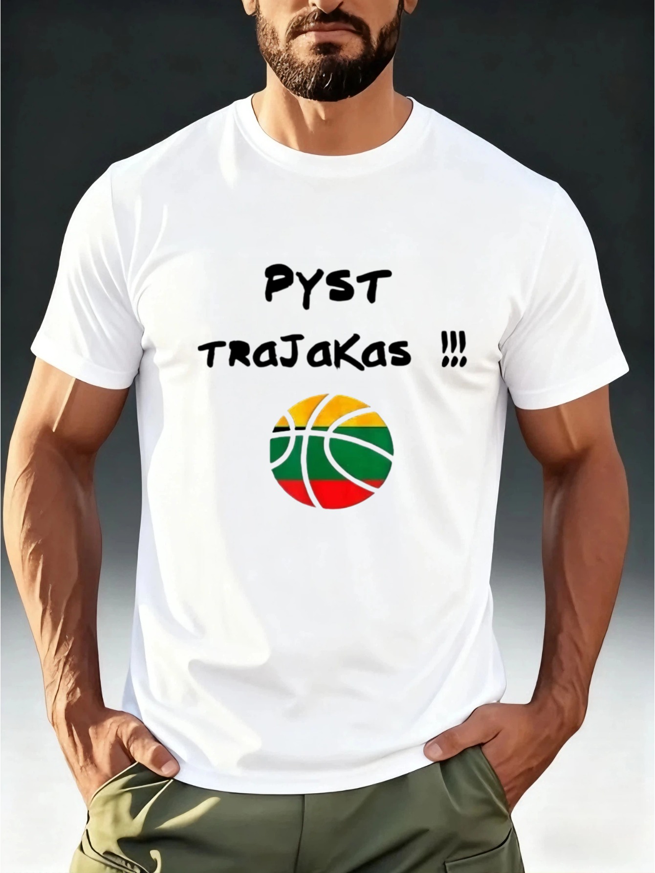 Men's Basketball Jersey T-Shirt with Dunking Player Graphic - Yellow & Black Team Design, Breathable Moisture-Wicking Short Sleeve Shirt for Casual Wear, Training & | All-Season Round Neck Tee