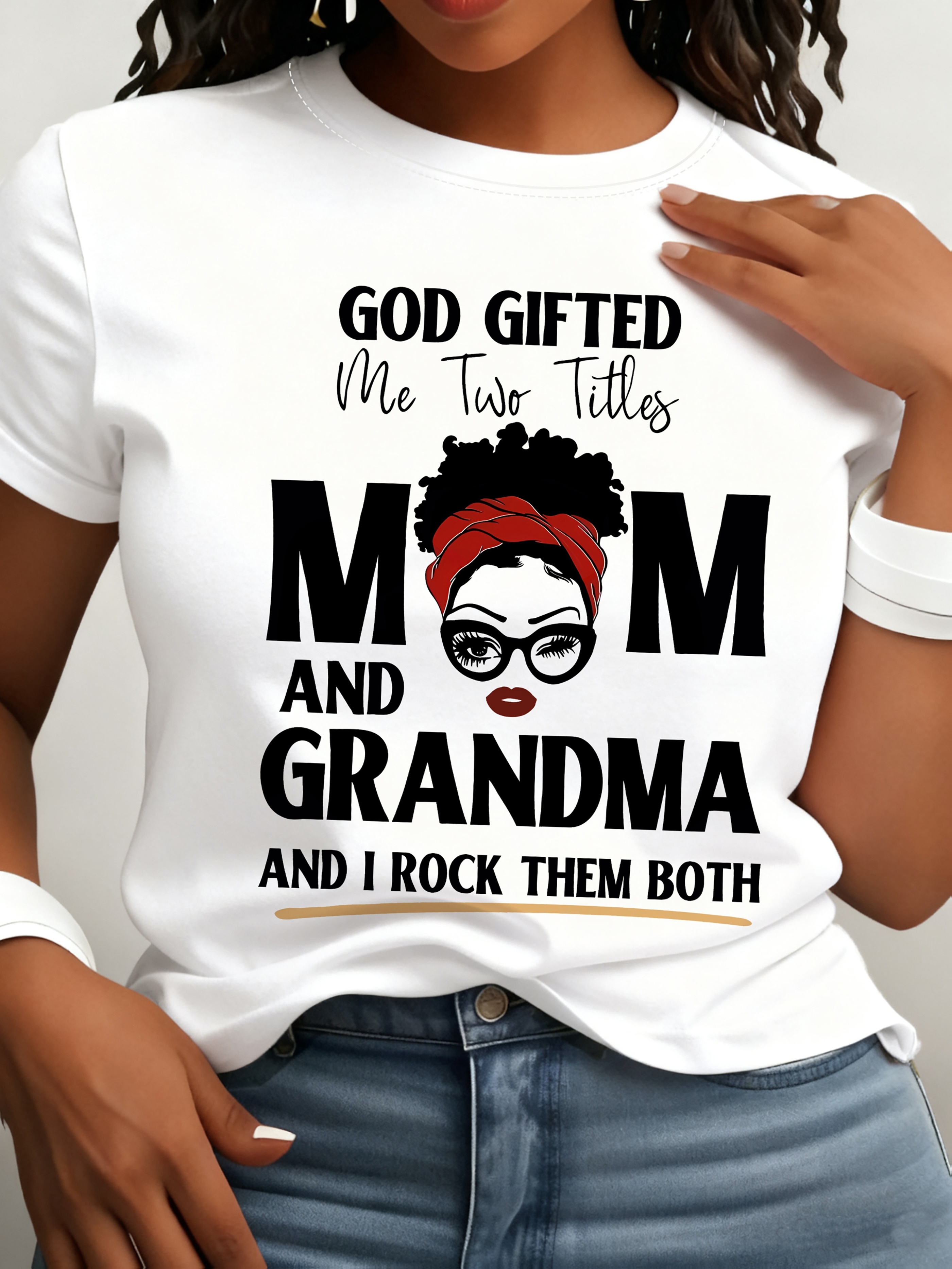 Cross The Way The Truth The Life Women's Printed T-Shirt Summer Casual Streetwear Short Sleeve Soft and Comfortable Fabric