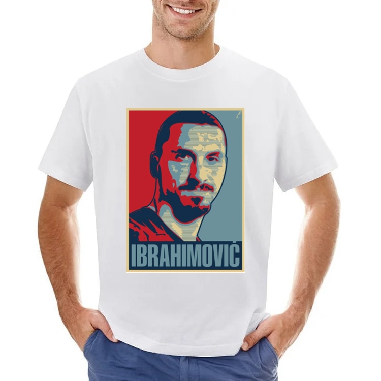 Zlatan Ibrahimovic Inspired Hope Poster Short Sleeve Soccer Culture Tee