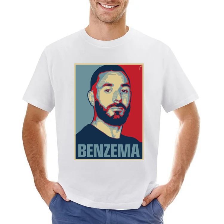 Karim Benzema Inspired Cartoon Men's T-shirt