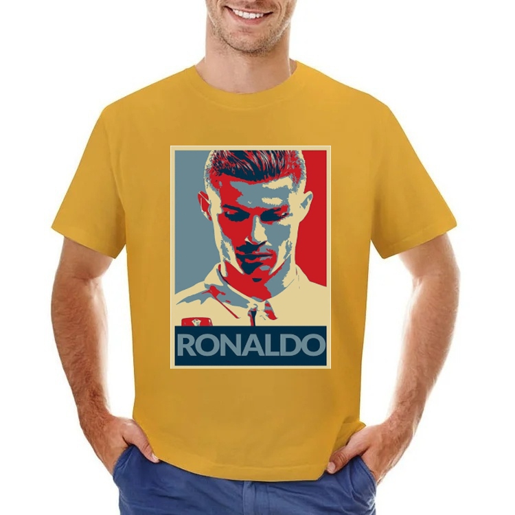 Cristiano Ronaldo Inspired Siuuu Men's Soccer Culture Tee
