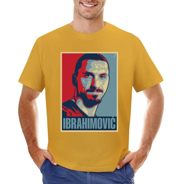 Zlatan Ibrahimovic Inspired Hope Poster Short Sleeve Soccer Culture Tee
