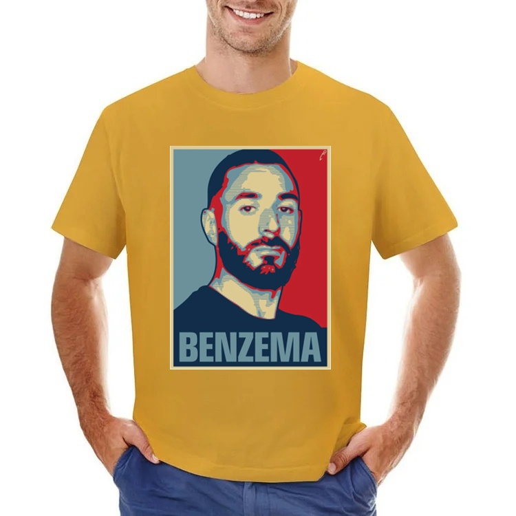 Karim Benzema Inspired Cartoon Men's T-shirt