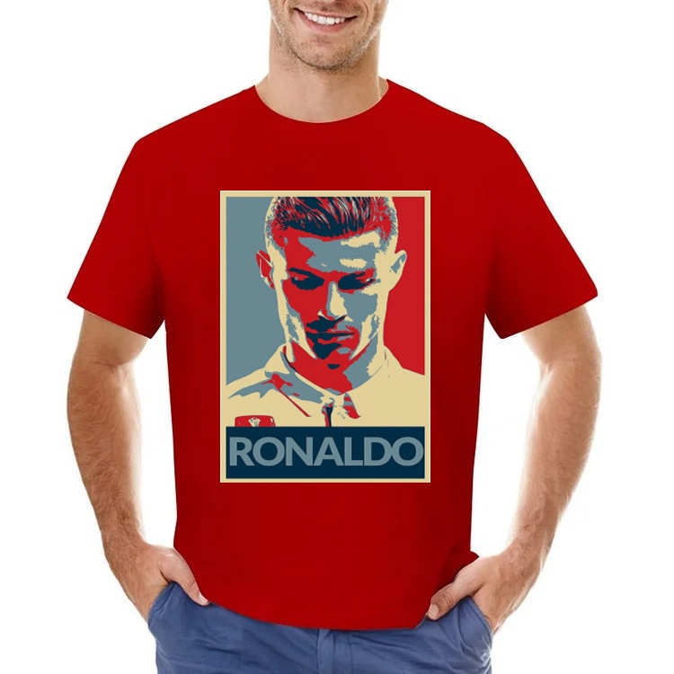 Cristiano Ronaldo Inspired Siuuu Men's Soccer Culture Tee