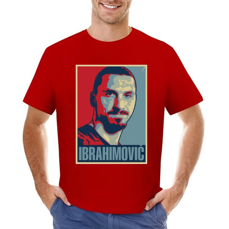 Zlatan Ibrahimovic Inspired Hope Poster Short Sleeve Soccer Culture Tee