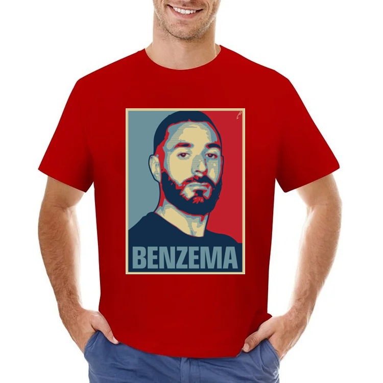 Karim Benzema Inspired Cartoon Men's T-shirt