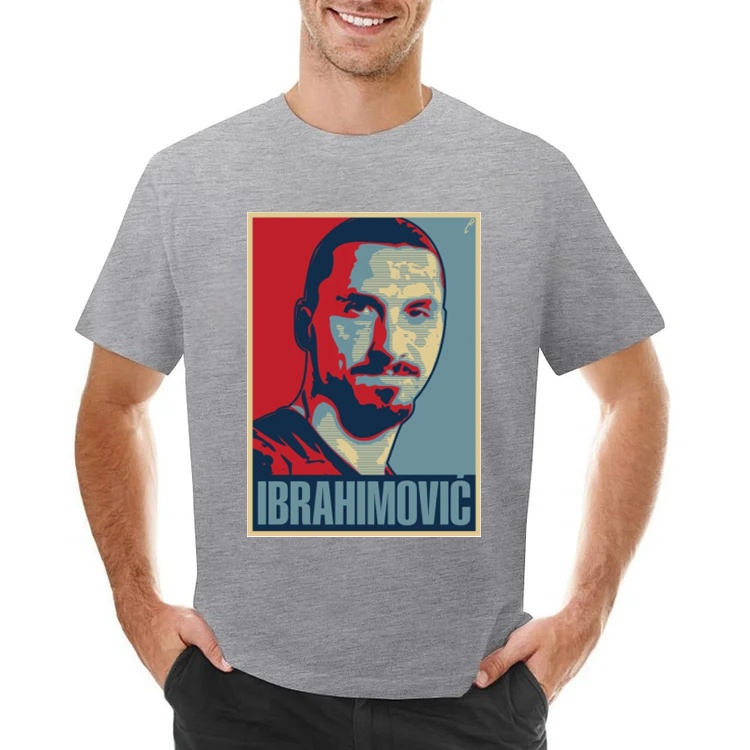 Zlatan Ibrahimovic Inspired Hope Poster Short Sleeve Soccer Culture Tee