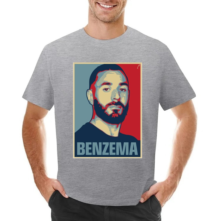 Karim Benzema Inspired Cartoon Men's T-shirt