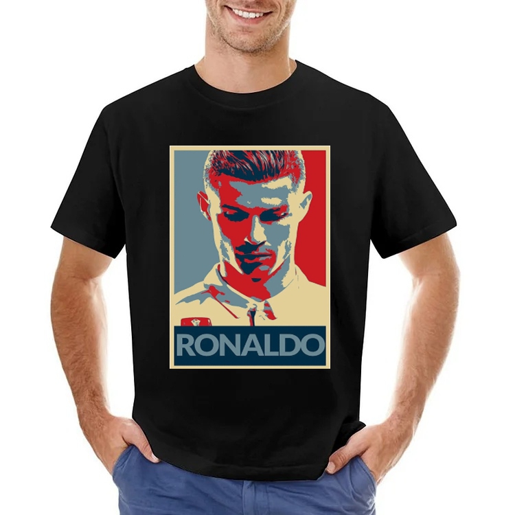 Cristiano Ronaldo Inspired Siuuu Men's Soccer Culture Tee