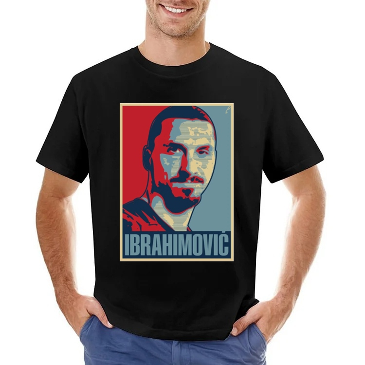 Zlatan Ibrahimovic Inspired Hope Poster Short Sleeve Soccer Culture Tee