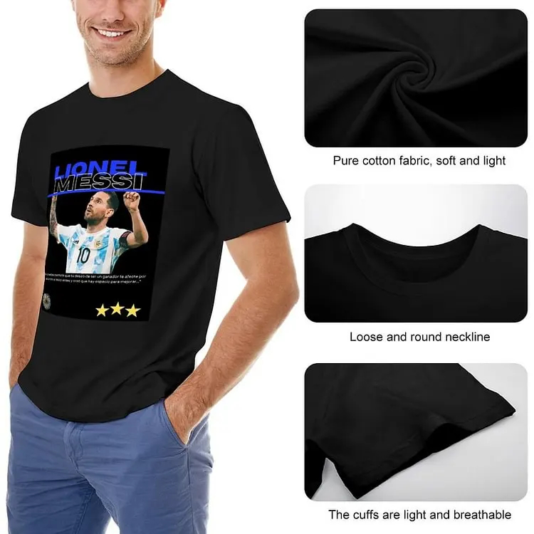 Lionel Messi Inspired Men's T-shirt