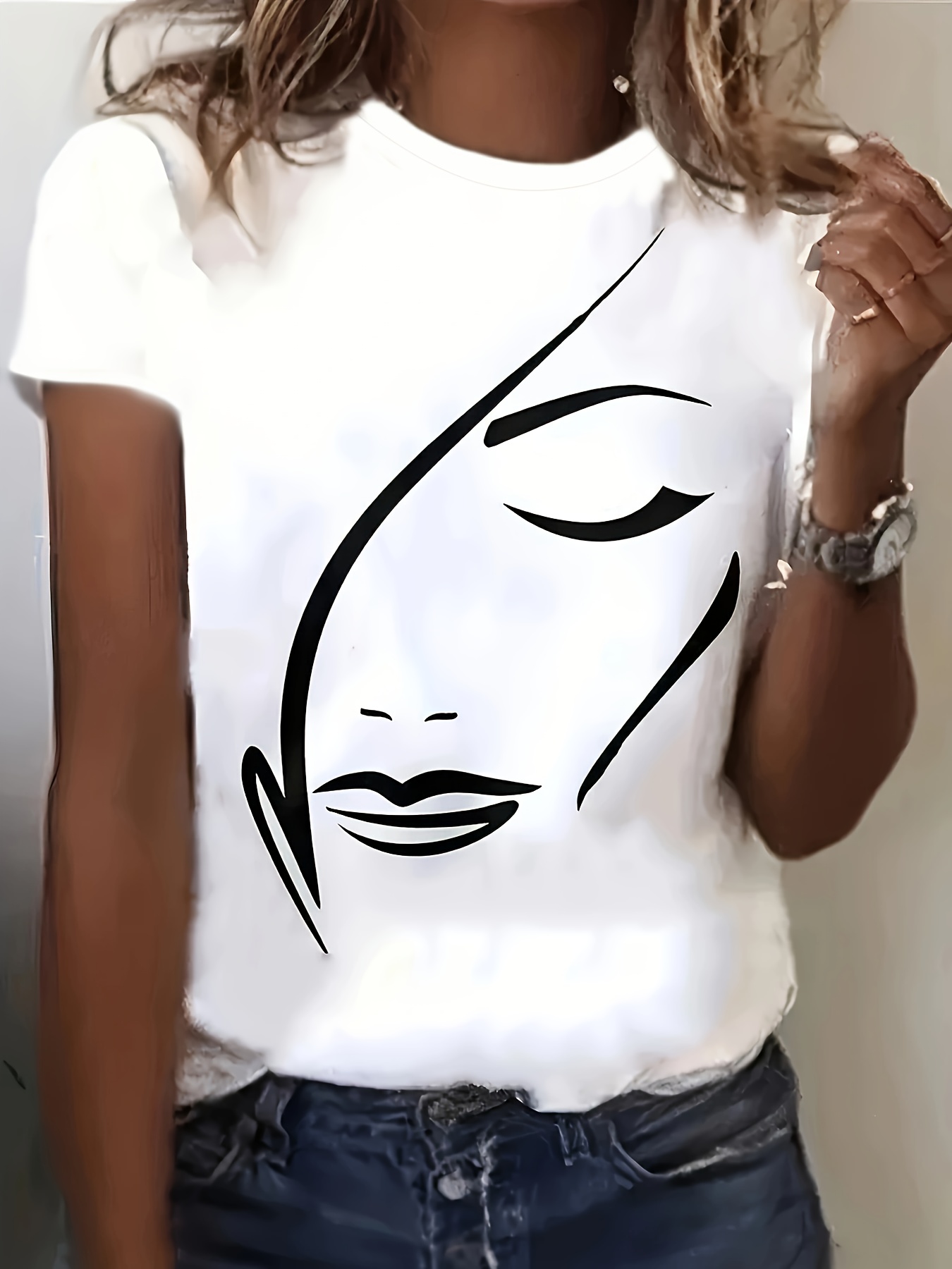 Printed Casual Stylish Versatile T-Shirt
