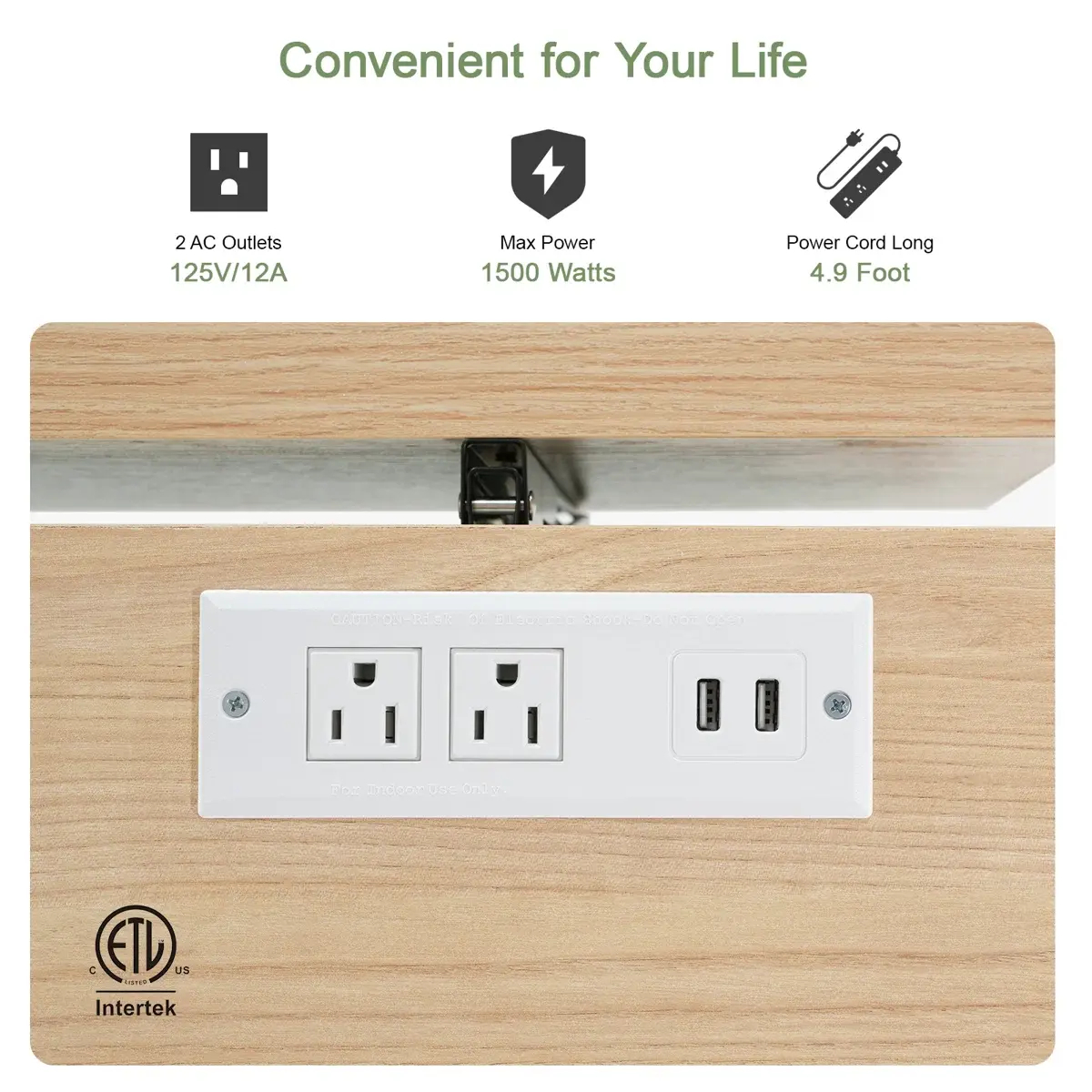 Isla de cocina de 60" / 81.7" con toma de corriente y ala abatible; isla de cocina con ruedas, especiero, toallero y portacuchillos; carrito de isla con gabinete para almacenamiento de basura; mesa isla móvil para cocina.
