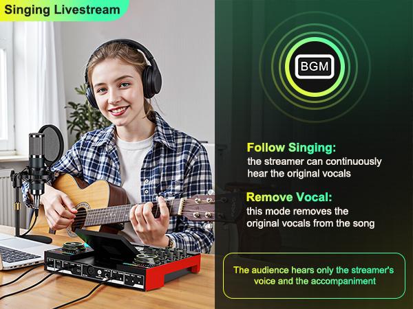 【Live Exclusive】 Tenlamp G10-P15 Mixing Sound Card Kit, customizable sound effects, two-level noise reduction, equipped with a condenser microphone, suitable for livestreaming, gaming, singing, podcasting, and more. #TikTokBlackFriday
