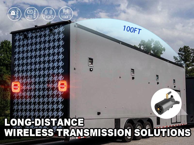 AgriEyes T325 Wireless Magnetic Trailer Light with Emergency Warning Lights – Heavy-Duty LED, USB-C Rechargeable, IP67 Waterproof, 22 LEDs, 5 Modes, 1-Year Warranty