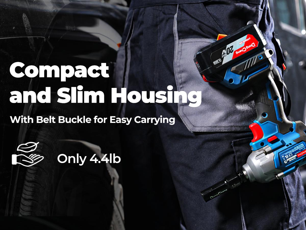 【5-year warranty】Dong Cheng 20V Max Cordless Impact Wrench 1/2", High Torque 360 ft-lbs, with 3 Mode Speed, 2*4.0Ah Battery and Charger, Brushless Power Impact Gun for Car Tires, Includes 4 Impact Sockets and Kit Bag Power Impact Driver Heavy Duty Tool 【5-year warranty】Dong Cheng 20V Max Cordless Impact Wrench 1/2", High Torque 360 ft-lbs, with 3 Mode Speed, 2*4.0Ah Battery and Charger, Brushless Power Impact Gun for Car Tires, Includes 4 Impact Sockets and Kit Bag Power Impact Driver Heavy Duty Tool