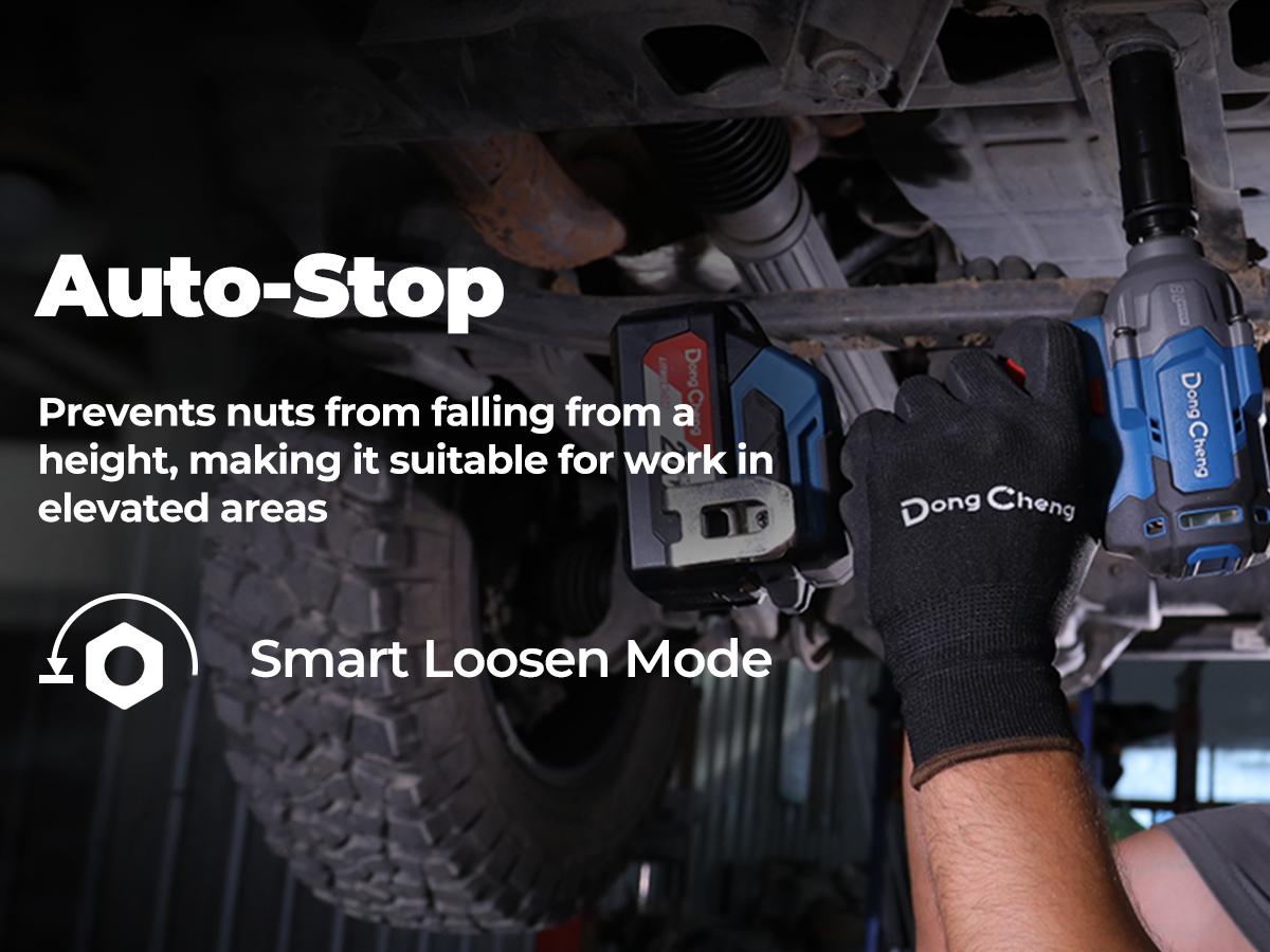 【5-year warranty】Dong Cheng 20V Max Cordless Impact Wrench 1/2", High Torque 360 ft-lbs, with 3 Mode Speed, 2*4.0Ah Battery and Charger, Brushless Power Impact Gun for Car Tires, Includes 4 Impact Sockets and Kit Bag Power Impact Driver Heavy Duty Tool 【5-year warranty】Dong Cheng 20V Max Cordless Impact Wrench 1/2", High Torque 360 ft-lbs, with 3 Mode Speed, 2*4.0Ah Battery and Charger, Brushless Power Impact Gun for Car Tires, Includes 4 Impact Sockets and Kit Bag Power Impact Driver Heavy Duty Tool