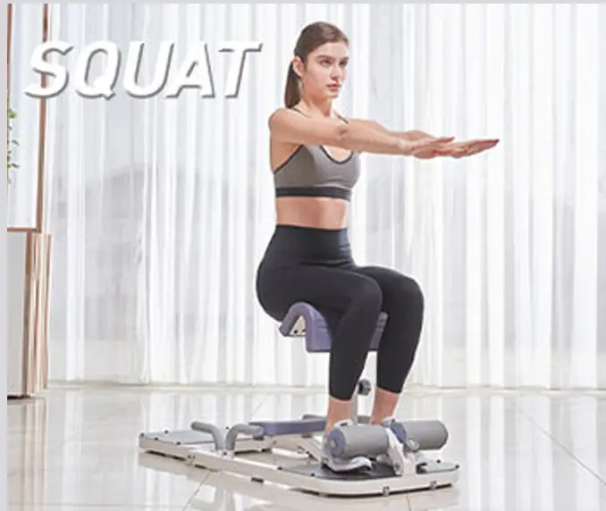 Máquina de Hip Thrust con Alta Resistencia y Almohadilla Protectora — Cojín 3D de Poliuretano de Alta Densidad — Equipo Premium para Sentadillas y Gimnasio en Casa — Incluye Asas para Ejercitar los Brazos (Negro) — Equipo Abdominal Ajustable
