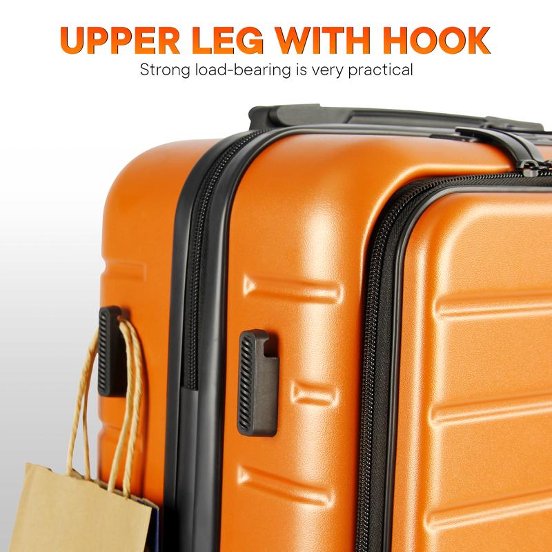 UUH luggage sets(3pcs/4pcs/6pcs/7pcs/8pcs/9pcs) with TSA Locks - suitcase for travel, Hardshell Luggage TSA Lock Spinner Wheels Hardshell Lightweight
