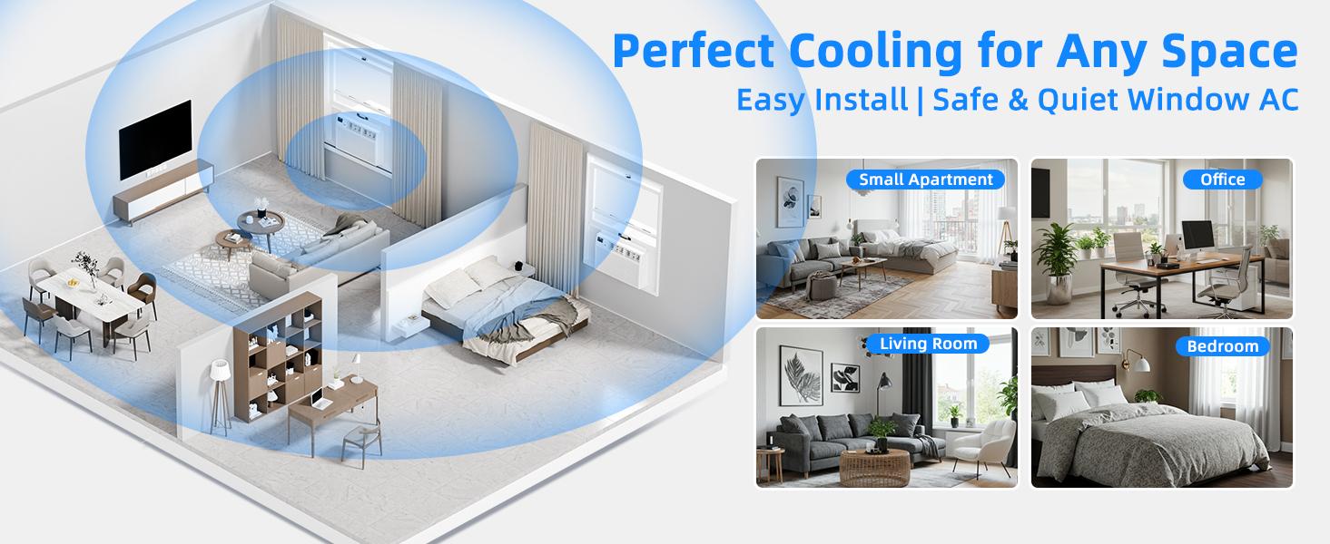 Antarctic Star 5,000-14,000 BTU Small Window Air Conditioner AC Unit Cools up to 350 Sq.Ft. with 7 Modes, Ultra-quiet Air Conditioner Window Unit with Remote Control, Easy to Install, Energy Saving, White Antarctic Star 5,000-14,000 BTU Small Window Air Conditioner AC Unit Cools up to 350 Sq.Ft. with 7 Modes, Ultra-quiet Air Conditioner Window Unit with Remote Control, Easy to Install, Energy Saving, White