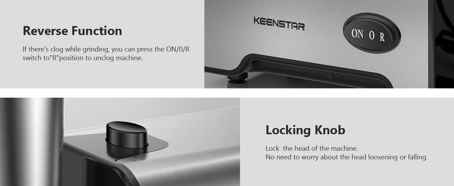 Electric Meat Grinders, Sausage Stuffer Maker 450W(3000W Max) Food Grinder with Blade & 3 Plates,Tubes & Kubbe Kit,Stainless Steel Meat Mincer Machine Ground Beef/Pork Kitchen Appliances Slicer Electric Meat Grinders, Sausage Stuffer Maker 450W(3000W Max) Food Grinder with Blade & 3 Plates,Tubes & Kubbe Kit,Stainless Steel Meat Mincer Machine Ground Beef/Pork Kitchen Appliances Slicer