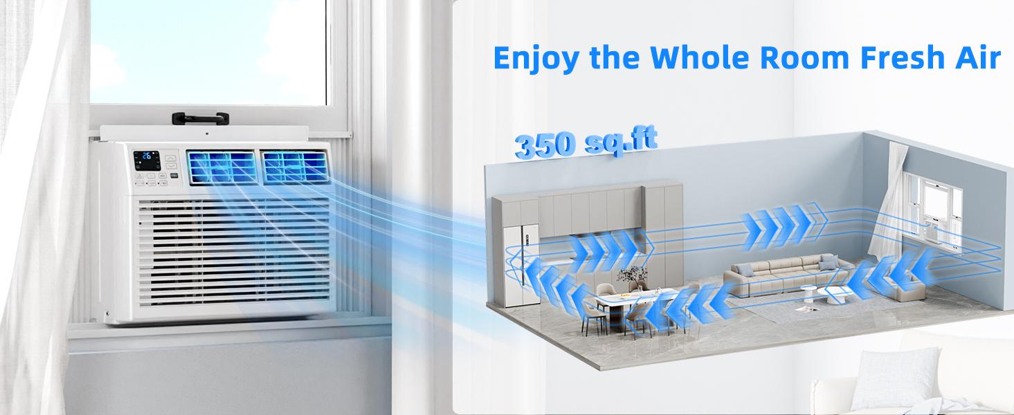 Antarctic Star 5,000-14,000 BTU Small Window Air Conditioner AC Unit Cools up to 350 Sq.Ft. with 7 Modes, Ultra-quiet Air Conditioner Window Unit with Remote Control, Easy to Install, Energy Saving, White Antarctic Star 5,000-14,000 BTU Small Window Air Conditioner AC Unit Cools up to 350 Sq.Ft. with 7 Modes, Ultra-quiet Air Conditioner Window Unit with Remote Control, Easy to Install, Energy Saving, White