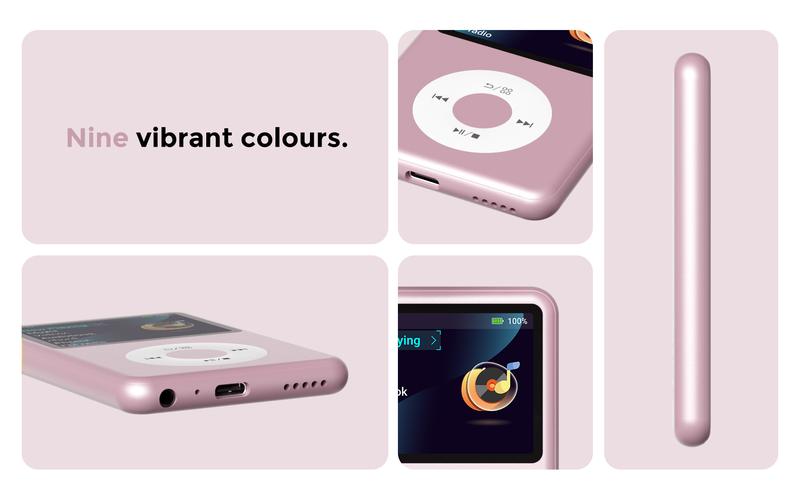 Innioasis Y1 Classic Mp3 Player with Bluetooth, 2.4" Portable Mini HiFi Sound，Video Version Upgrade，Nice Gift for 2025 Walkman Digital Music Player Storytelling Player for Kids