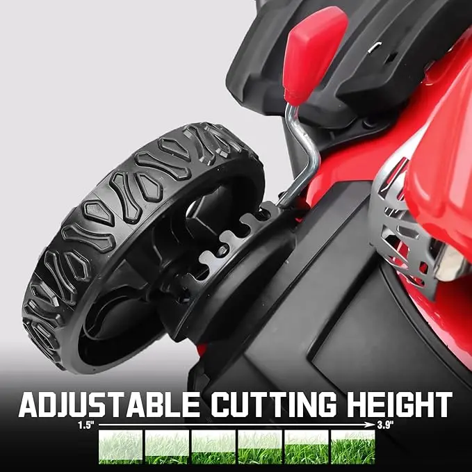 Cortacésped a gasolina PowerSmart, motor de 144 cc, 18/21 pulgadas, modelo 3 en 1 de empuje (Walk-Behind), aceite incluido — SpringTok (DV8618P/DV8621P)