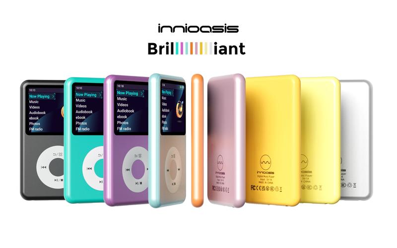 Innioasis Y1 Classic Mp3 Player with Bluetooth, 2.4" Portable Mini HiFi Sound，Video Version Upgrade，Nice Gift for 2025 Walkman Digital Music Player Storytelling Player for Kids