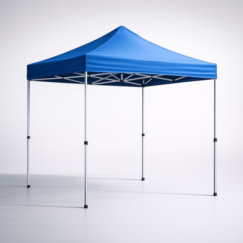 Tenda pieghevole 3×3 m in alluminio e poliestere, colore blu