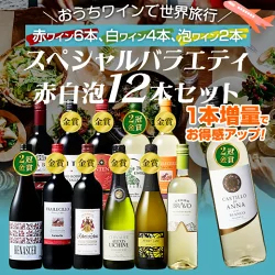 3大銘醸地入り!世界の選りすぐり赤・白・スパークリングワイン飲み比べ12本セット 第31弾 【9000197】 | 金賞 飲み比べ ワイン ワインセット ミックス wine wainn ボルドー フランス イタリア スペイン お買い得 ギフト