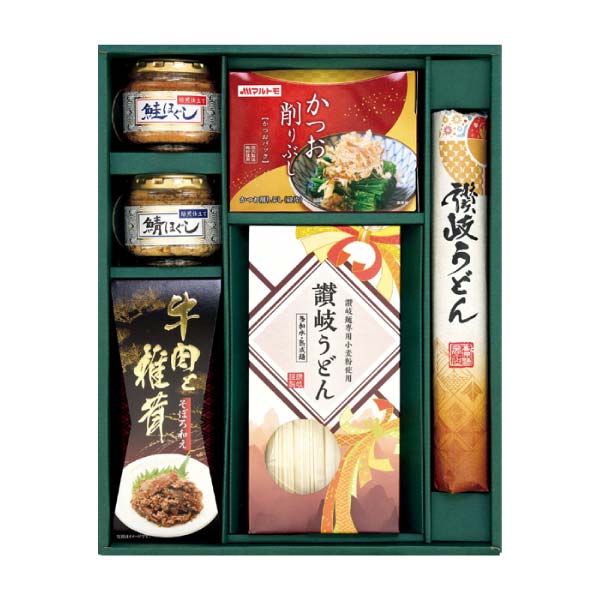 信州そば＆かに缶＆シーフードバラエティギフト【冬の贈りもの・お歳暮】[MBC-60AV]