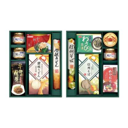 信州そば＆かに缶＆シーフードバラエティギフト【冬の贈りもの・お歳暮】[MBC-60AV]