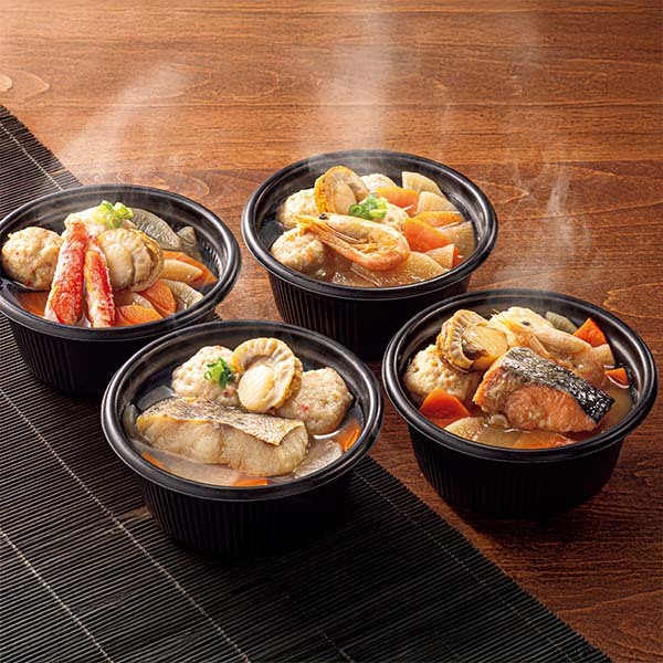 小樽海洋水産 北海道小樽の小鍋 4個セット【冬の贈りもの・お歳暮】