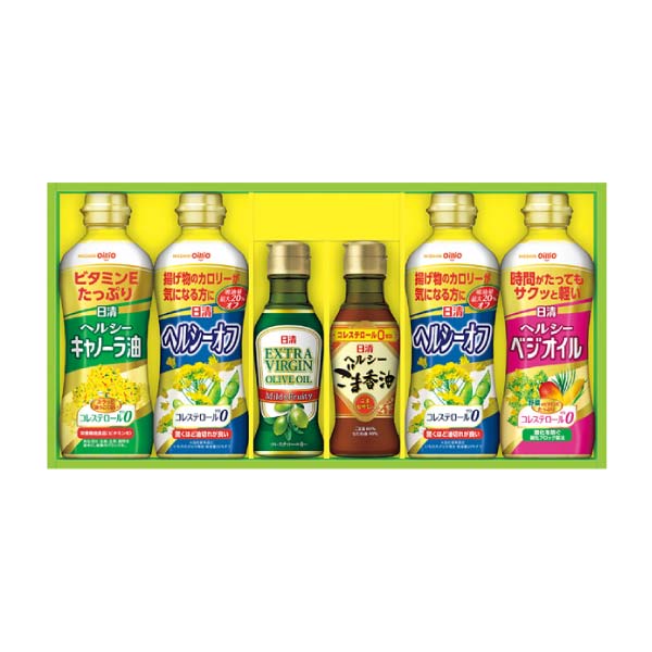 日清オイリオ オリーブオイル＆バラエティオイルギフト【冬の贈りもの・お歳暮】[OV-30N]