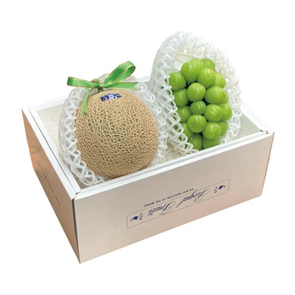 高知県産・長野県産 アールスメロン＆シャインマスカット(お届け期間：11/21〜12/31)【冬の贈りもの・お歳暮】