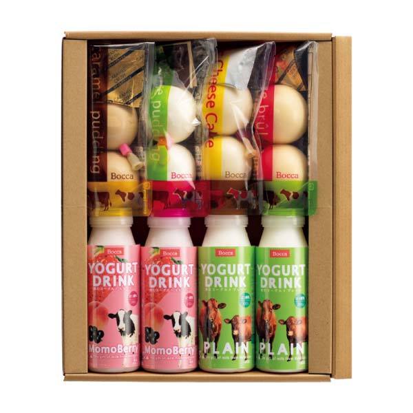 牧家 プリン＆ドリンクセット【冬の贈りもの・お歳暮】