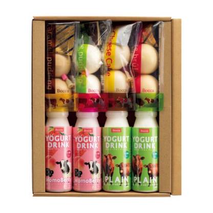 牧家 プリン＆ドリンクセット【冬の贈りもの・お歳暮】