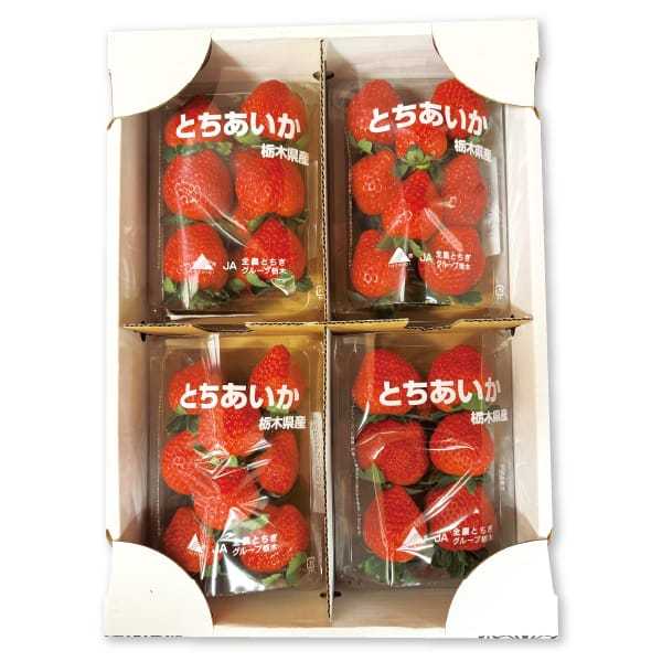 栃木県産 JA佐野 いちご(とちあいか)260g 4パックセット【お届け期間】2026/1/6‐2026/3/5【KN】